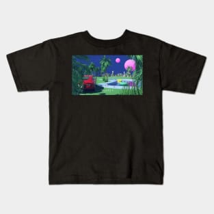 Poolside Pop Art Kids T-Shirt